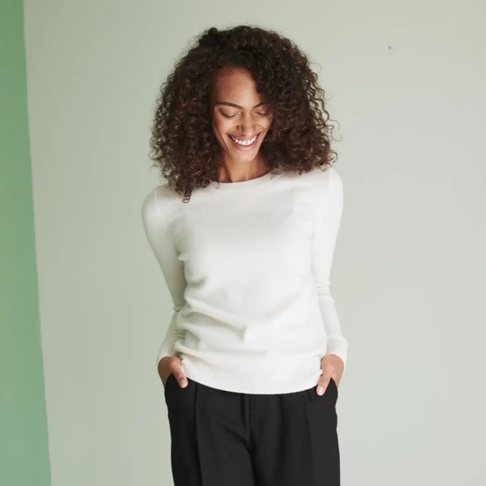 Mongolian Cashmere Crewneck Sweater